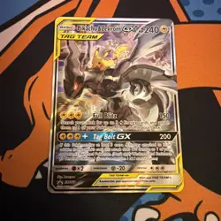 Pokemon Pikachu & Zekrom GX TCG Sun & Moon SM168 Holo Promo - Image 1