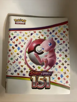Pokemon TCG Scarlet Violet 151 Binder (Empty Binder Only) - Image 1