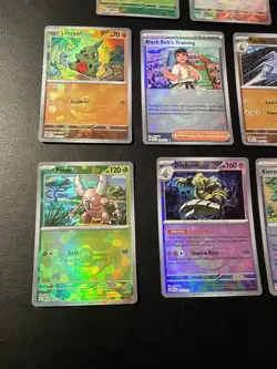 Pokemon TCG Prismatic Pokeball Reverse Holo Pattern LOT OF 11 ALL NM - Image 2