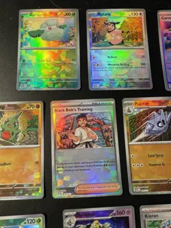 Pokemon TCG Prismatic Pokeball Reverse Holo Pattern LOT OF 11 ALL NM - Image 3