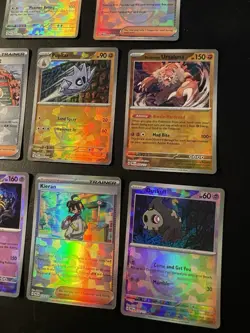 Pokemon TCG Prismatic Pokeball Reverse Holo Pattern LOT OF 11 ALL NM - Image 5