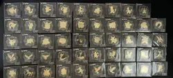 Korea Pokemon Striking Popping Candy 24k Gold Plated Sticker Lot 49 No Mew - Image 1