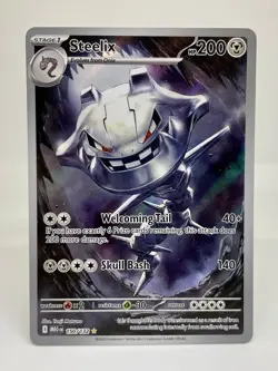Pokemon Mega Evolutions Steelix 150/132 Illustration Rare NM Mint - Image 1