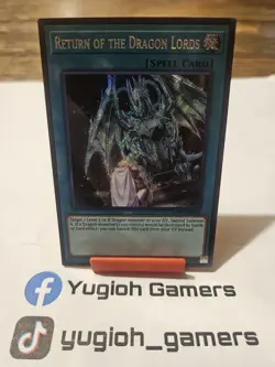 Yu-Gi-Oh Return Of The Dragon Lords LCKC Secret Rare Light Played - Image 1