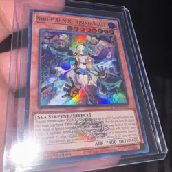 Yu-Gi-Oh TCG Noh-P.U.N.K. Rising Scale Ultra Rare 1st Edition BLMM-EN050 Mint - Image 1
