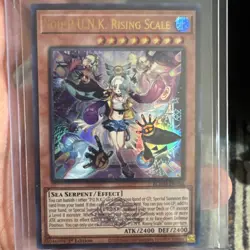 Yu-Gi-Oh TCG Noh-P.U.N.K. Rising Scale Ultra Rare 1st Edition BLMM-EN050 Mint - Image 2