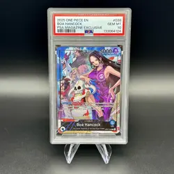 2025 ONE PIECE PROMOS PSA MAGAZINE EXCLUSIVE #038 BOA HANCOCK PSA 10 Gem Mint - Image 1