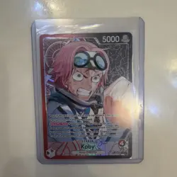 One Piece TCG English Koby Leader Alternative Art OP11-001 - Image 1