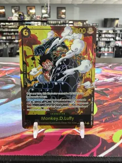One Piece Monkey.D.Luffy Alt Art OP10-118 SEC Rare English Royal Blood IN USA - Image 1