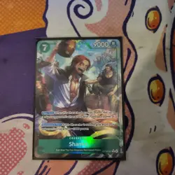 One Piece TCG English OP14-027 Shanks Alt Art Parallel - Image 1