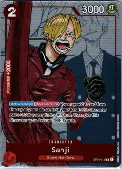 Sanji - OP01-013 Alt Art 25th Anniversary Promo - One Piece - NM - Image 1