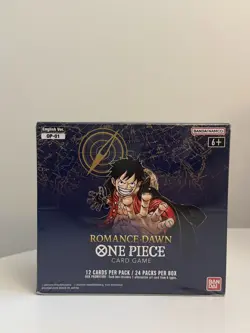 2022 One Piece Romance Dawn Booster Box OP-01 1st Wave English Blue Bottom - Image 3