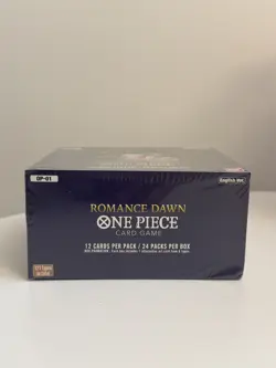 2022 One Piece Romance Dawn Booster Box OP-01 1st Wave English Blue Bottom - Image 4