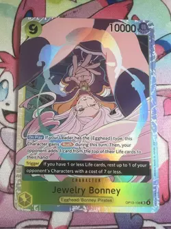 One Piece Jewelry Bonney (108) OP13-108 SR Carrying On His Will Foil ENGLISH NM - Image 2