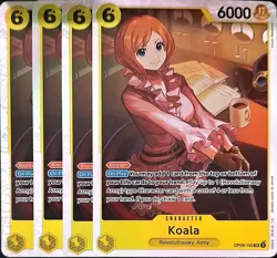 One Piece TCG - 4er Playset - OP09-103 Koala SR/EN/NM - Image 1