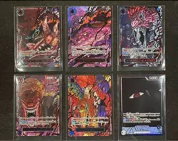 Five Elders Alt Art Red Text Set Carrying on His Will One Piece Card Japanese - Image 1