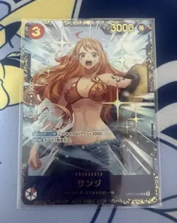 One Piece Card Game Sanji OP10-005 Flagship Promo Japanese Nami NM - Image 1