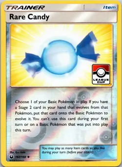 Rare Candy - (League Cup) 142/168 League Cards Reverse Holo LP / NM - Image 1