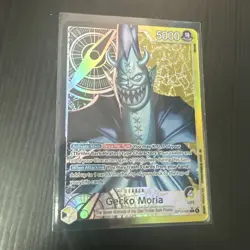 Gecko Moria Leader Alt Art OP14-080 NM English One Piece Card Game - Image 2
