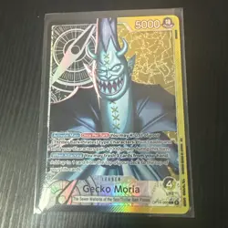 Gecko Moria Leader Alt Art OP14-080 NM English One Piece Card Game - Image 3
