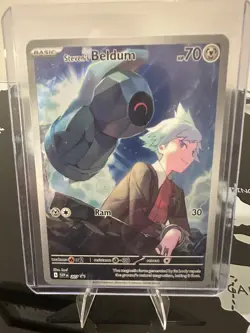 Pokemon TCG Steven's Beldum SVP207 Scarlet & Violet Promo Card - Image 1