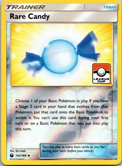 Rare Candy - (League Cup) 142/168 League Cards Reverse Holo LP / NM - Image 1