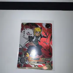 Minato Namikaze AR "Red Gold Prism" Kayou Official Naruto Card TCG NR-AR-031 NM - Image 1