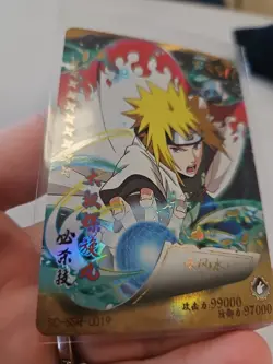 Naruto Card TCG Minato HOLO FOIL SSR Serie Scarlatto Collection 0019 - Image 2
