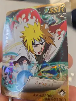 Naruto Card TCG Minato HOLO FOIL SSR Serie Scarlatto Collection 0019 - Image 4