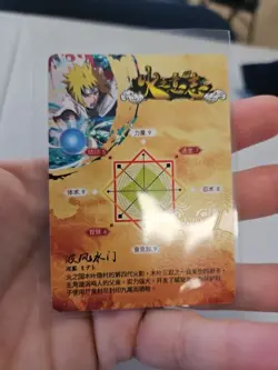 Naruto Card TCG Minato HOLO FOIL SSR Serie Scarlatto Collection 0019 - Image 5