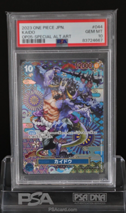 PSA10 One Piece Card Game Awakening of the New Era Kaido OP05-044 SR Japanese - Image 1