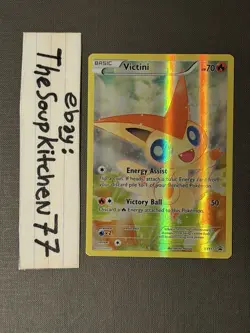 Victini XY117 Holo Full Art Promo Card 117 Pokemon Card - Image 1