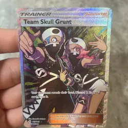 Pokemon TCG Team Skull Grunt 149/149 Sun And Moon Base Set Trainer Card - Image 3