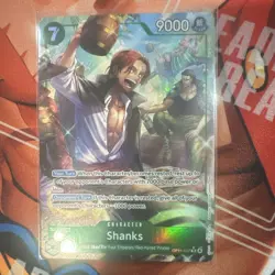Bandai One Piece Card Game Shanks OP14-027 alt art Foil Character Card - Image 1