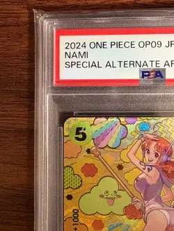PSA 10 Nami SR-SPC OP08-106 Emperors in the New World ONE PIECE Card Japanese - Image 2