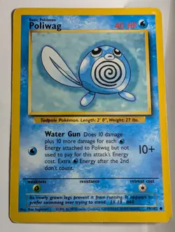 Poliwag 59/102 - Base Set - Pokemon TCG CCG Card - Image 1