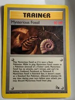 Mysterious Fossil 62/62 Trainer Fossil - Pokemon TCG CCG Card - Image 1