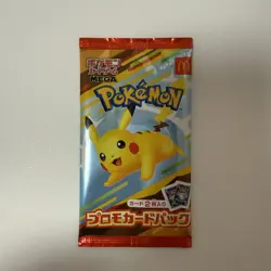 [SEALED] 2025 McDonald s Promo Card Pack Pikachu 020/M-P Japanese Pokemon 1 Pack - Image 2