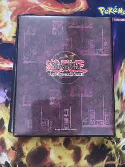 Vtg Yu-Gi-Oh 1996 Seto Kaiba Card Binder Yugioh Black Purple KONAMI Blue Eyes - Image 2