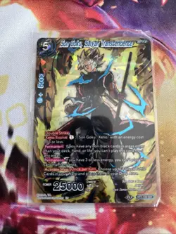 Dragon Ball Super Card Game Son Goku, Transcendence BT7-129 ISR Ice Foil - Image 1