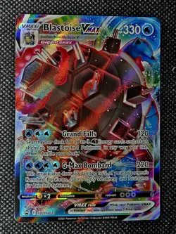 Blastoise VMAX SWSH103 Black Star Promo Full Art Pokemon Card - Image 1