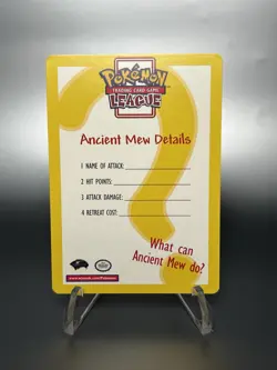 ANCIENT MEW DETAILS INSERT CARD - Pokemon Card - Promo - NM - Image 2