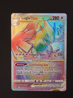 Lugia VStar Secret Rare 202/195 Silver Tempest Pokemon Card - Image 1