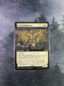 Wall of Mourning (Extended Art) Commander: Innistrad: Midnight Hunt Regular - Image 1