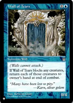 MTG Wall of Tears Normal NM The List Reprints Magic - Image 1