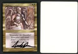 ***Sir Shandlar of Eberyn Artist Proof Signed** MTG Legends Andi Rusu Kid Icarus - Image 1