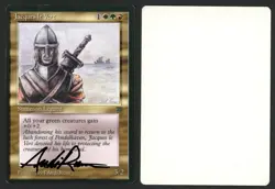 ***Jacques le Vert Artist Proof Signed*** MTG Legends Andi Rusu Kid Icarus - Image 1