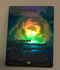 The Boy in the Iceberg Poster FOIL NM the Last Airbender MTG MAGIC THE GATHERING - Image 1