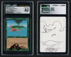 ***CGC AU FBB Japanese Birds of Paradise Artist Proof Altered Signed*** MTG 4th - Image 1