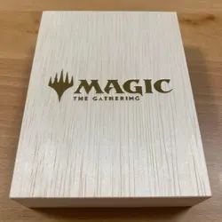 Treasure Token Stainless limited Promo w/wooden box Final Fantasy MTG official - Image 2